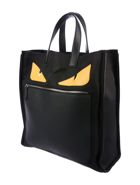 fendi monster tote bag|fendi pre owned bags.